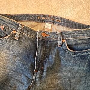 PURECOLOR Womens Blue Denim Jeans - Size 30